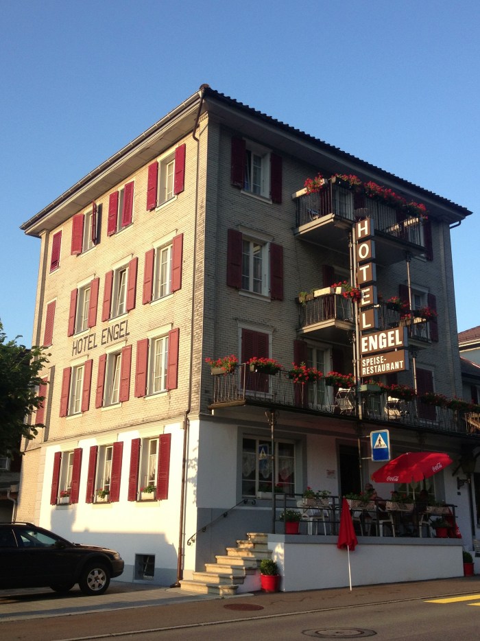 The little hotel where we had dinner