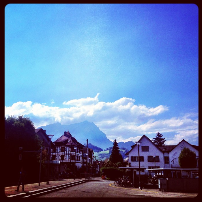 One of the many little towns where we had to change trains/buses