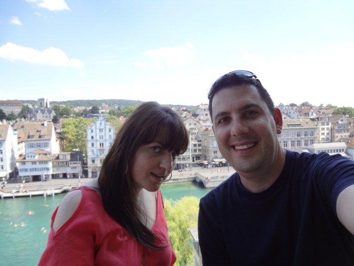 One last selfie with G before leaving