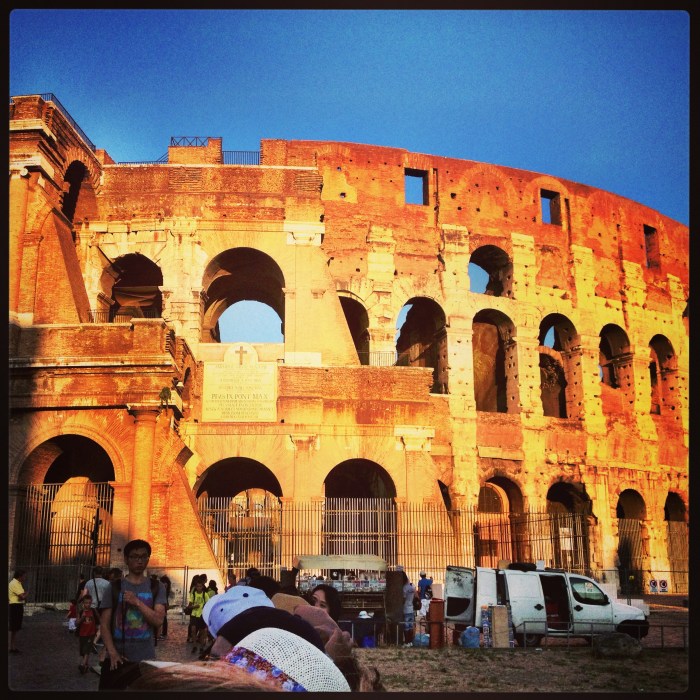 The Colosseum..it is majestic! 